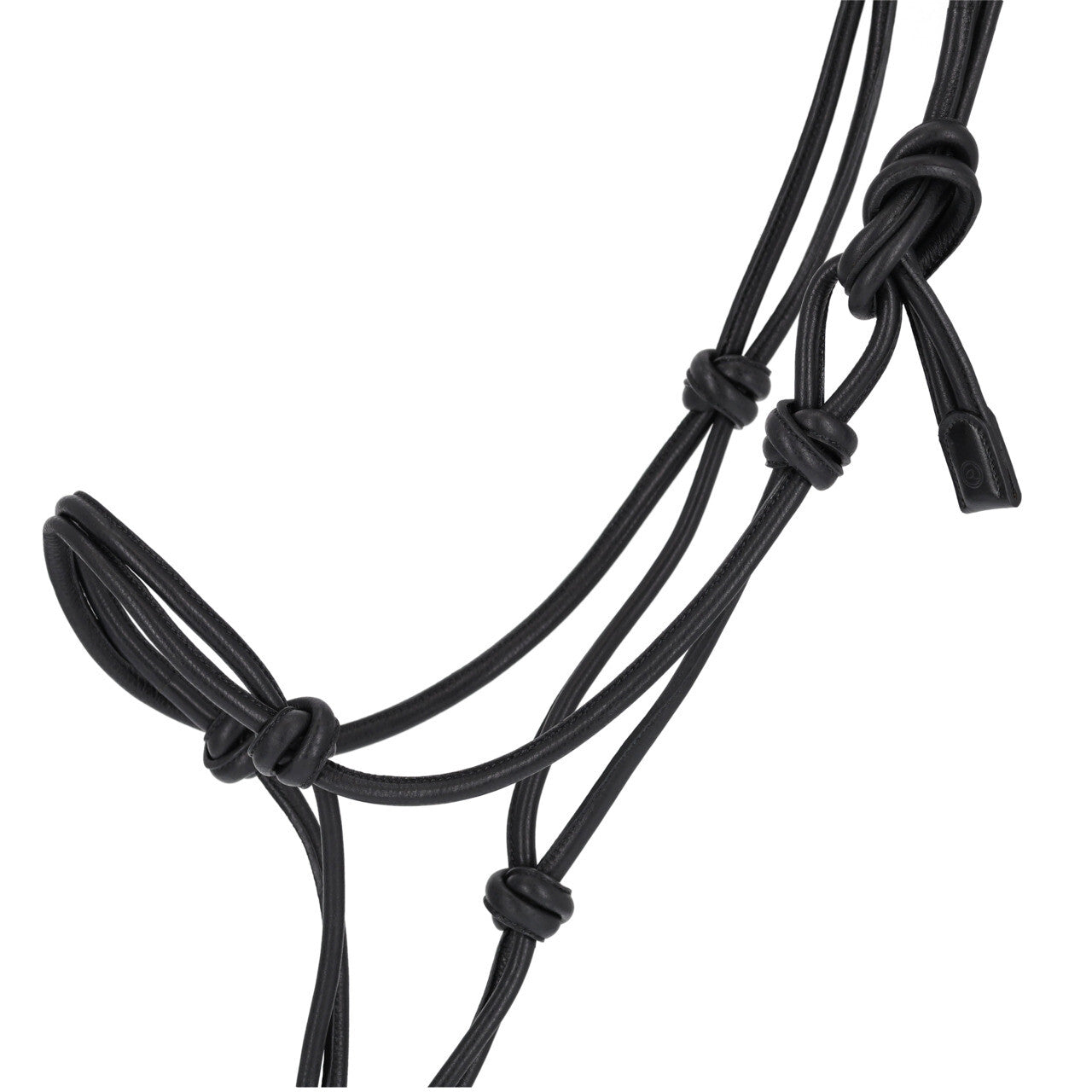 QHP Rope Halter Leather Liberta