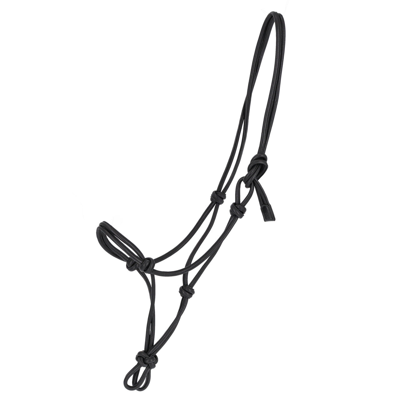 QHP Rope Halter Leather Liberta