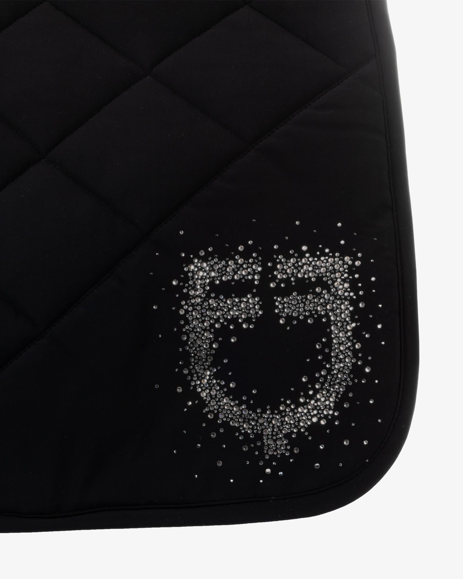 Equestro Dressage Saddle Pad With Rhinestone Logo