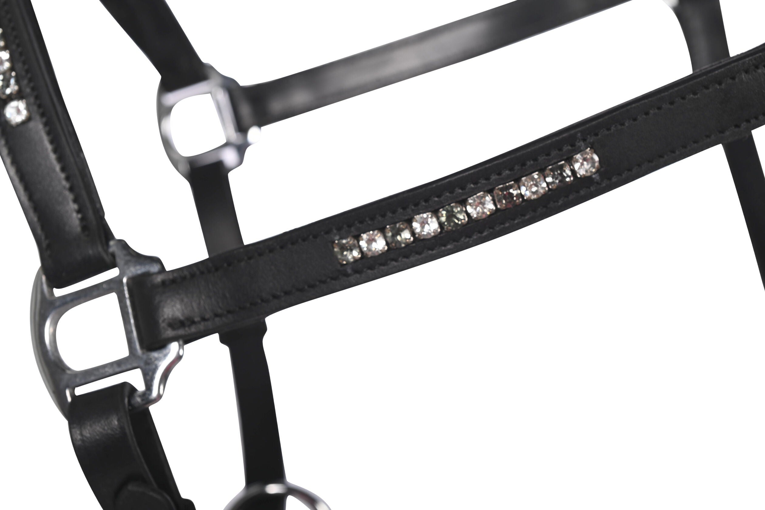 HKM Leather head collar Sparkle