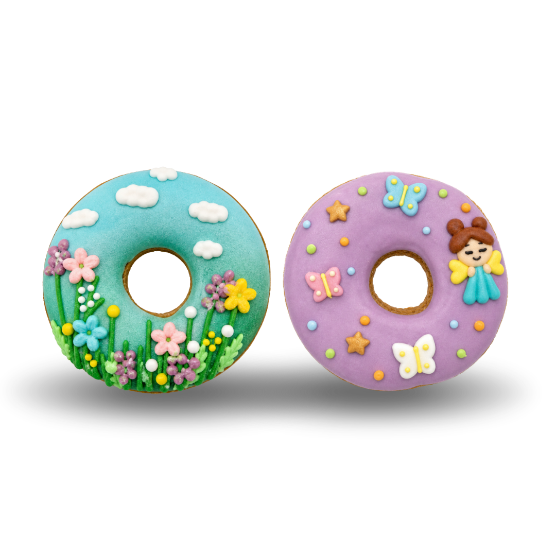 Candy Horse Rainbow World Iced Donuts