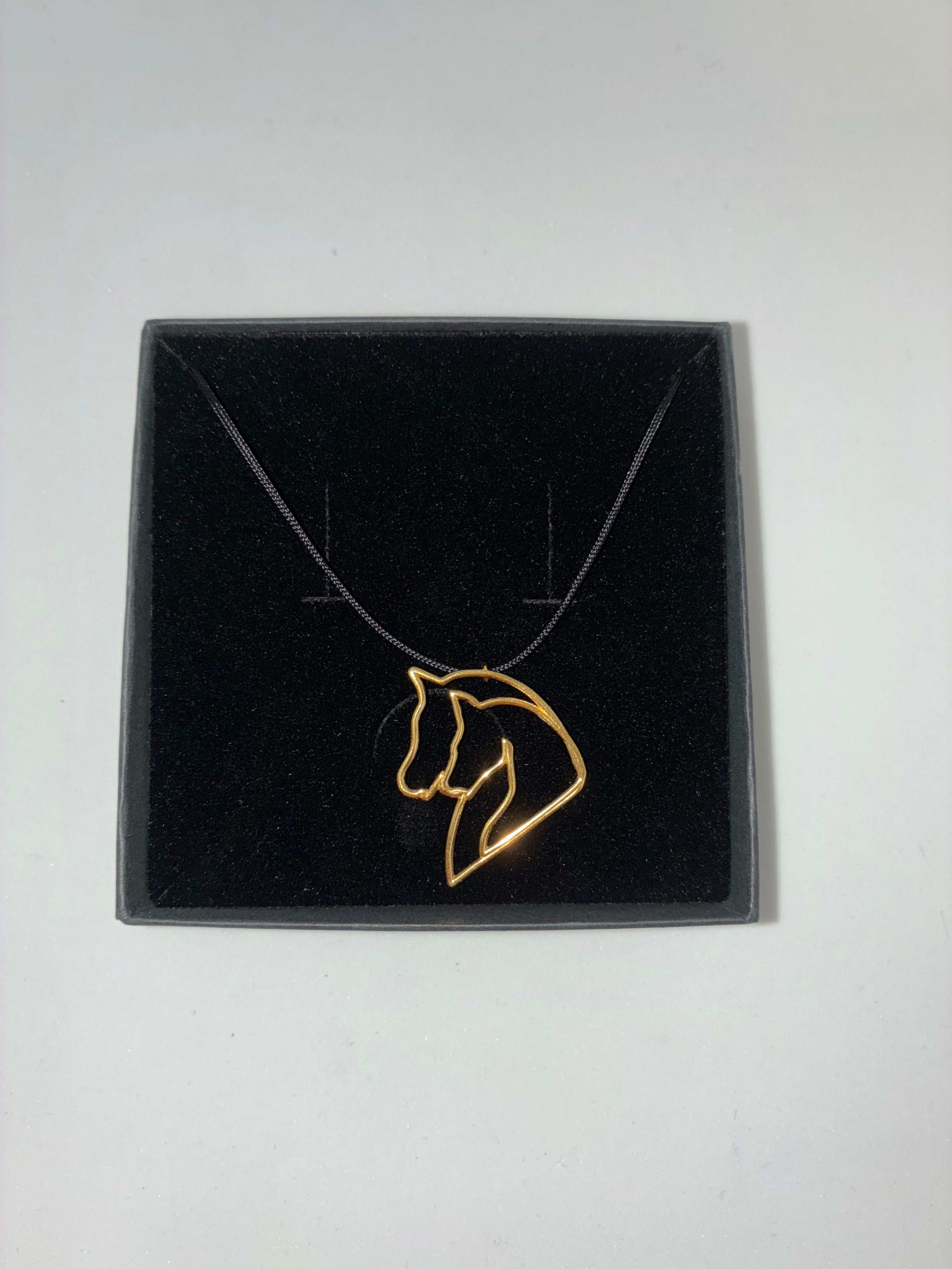 Jo´s Stering Silver Horses Necklace