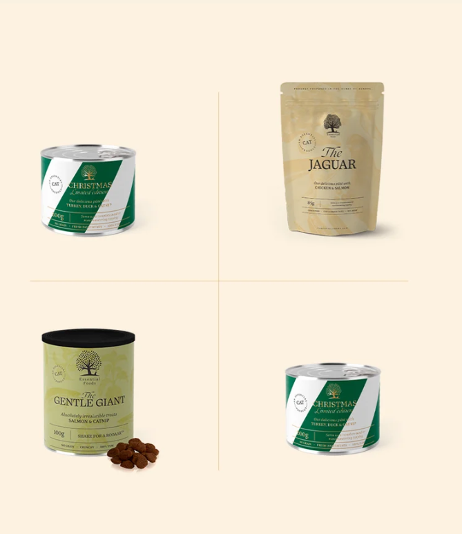 Essential Foods Christmas Present For Cat Limited Edition