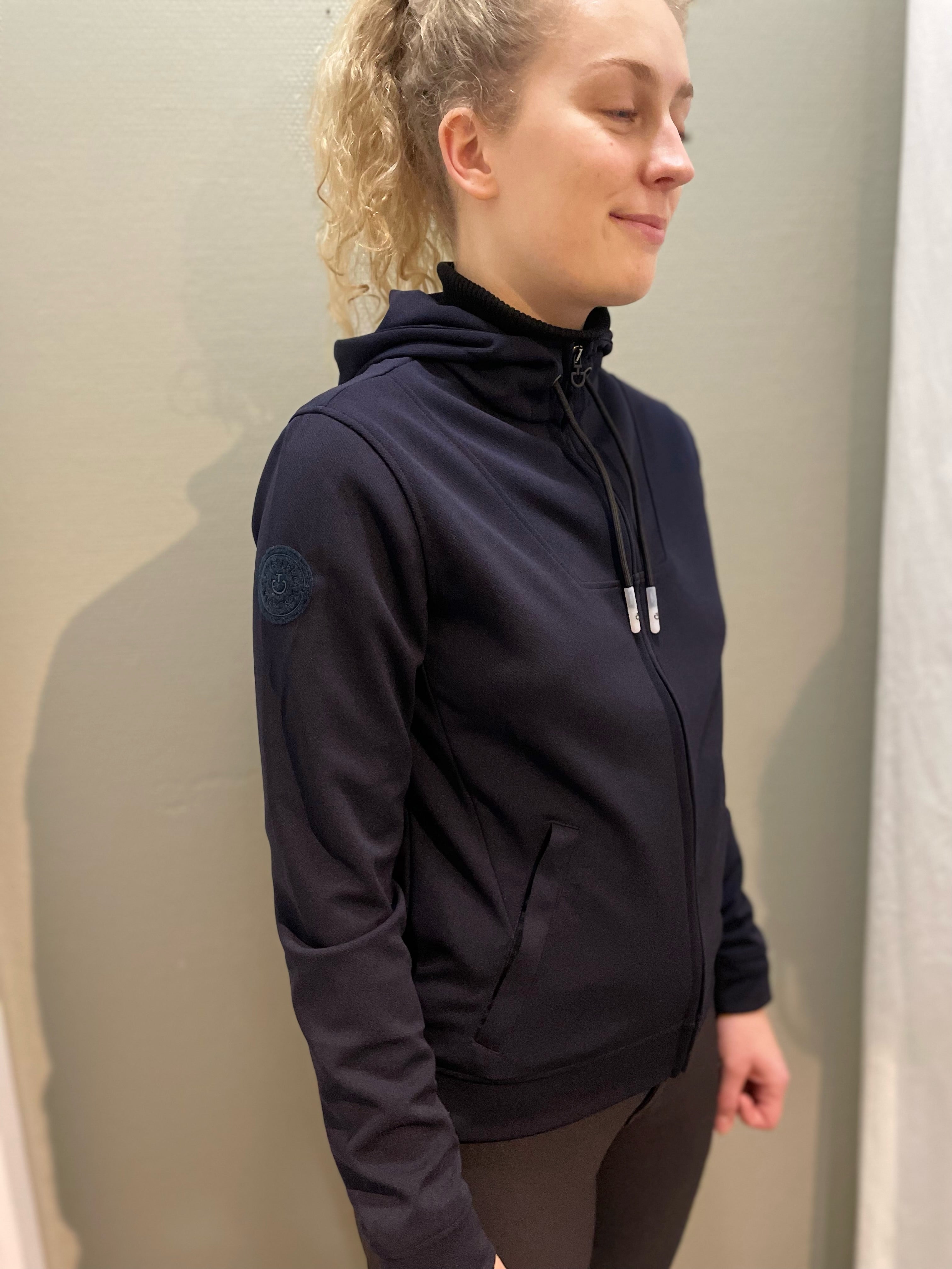 Cavalleria Toscana Diagonal Weave Zip Hoodie - OUTLET