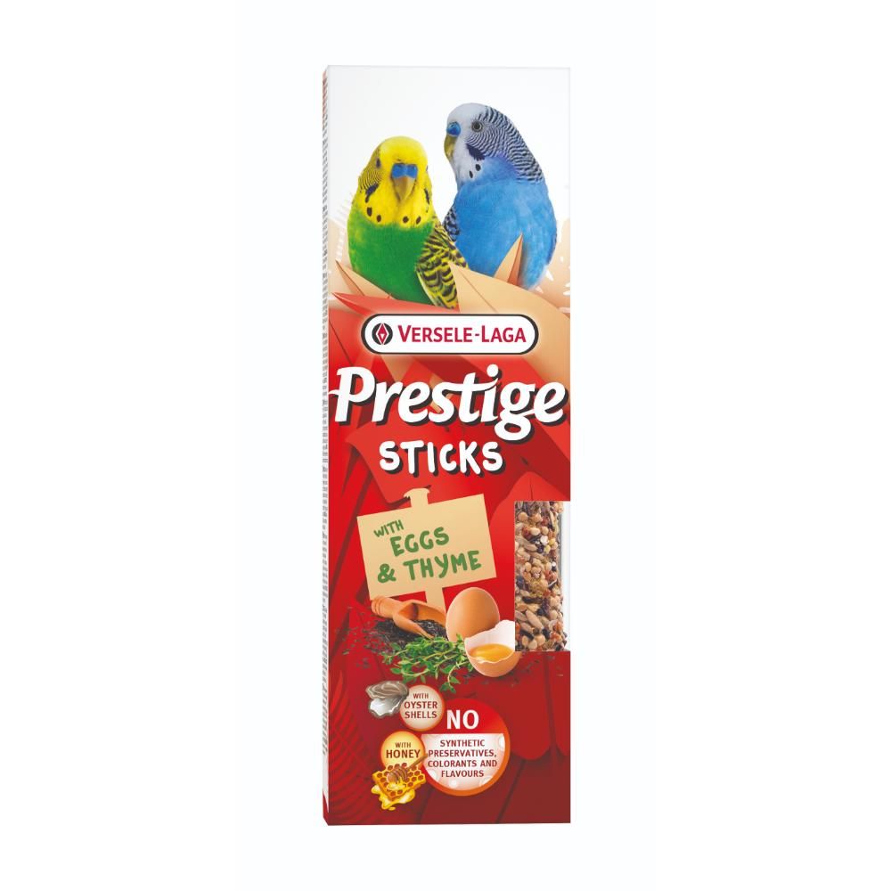 Versele-Laga Prestige Sticks Små Parakitter m. Æg & Timian