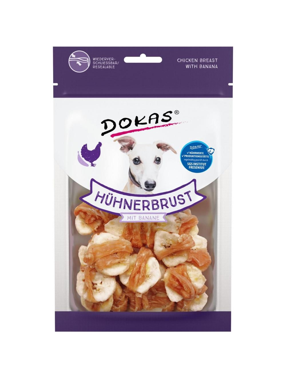 Dokas Tørret Kyllingebryst m. Banan