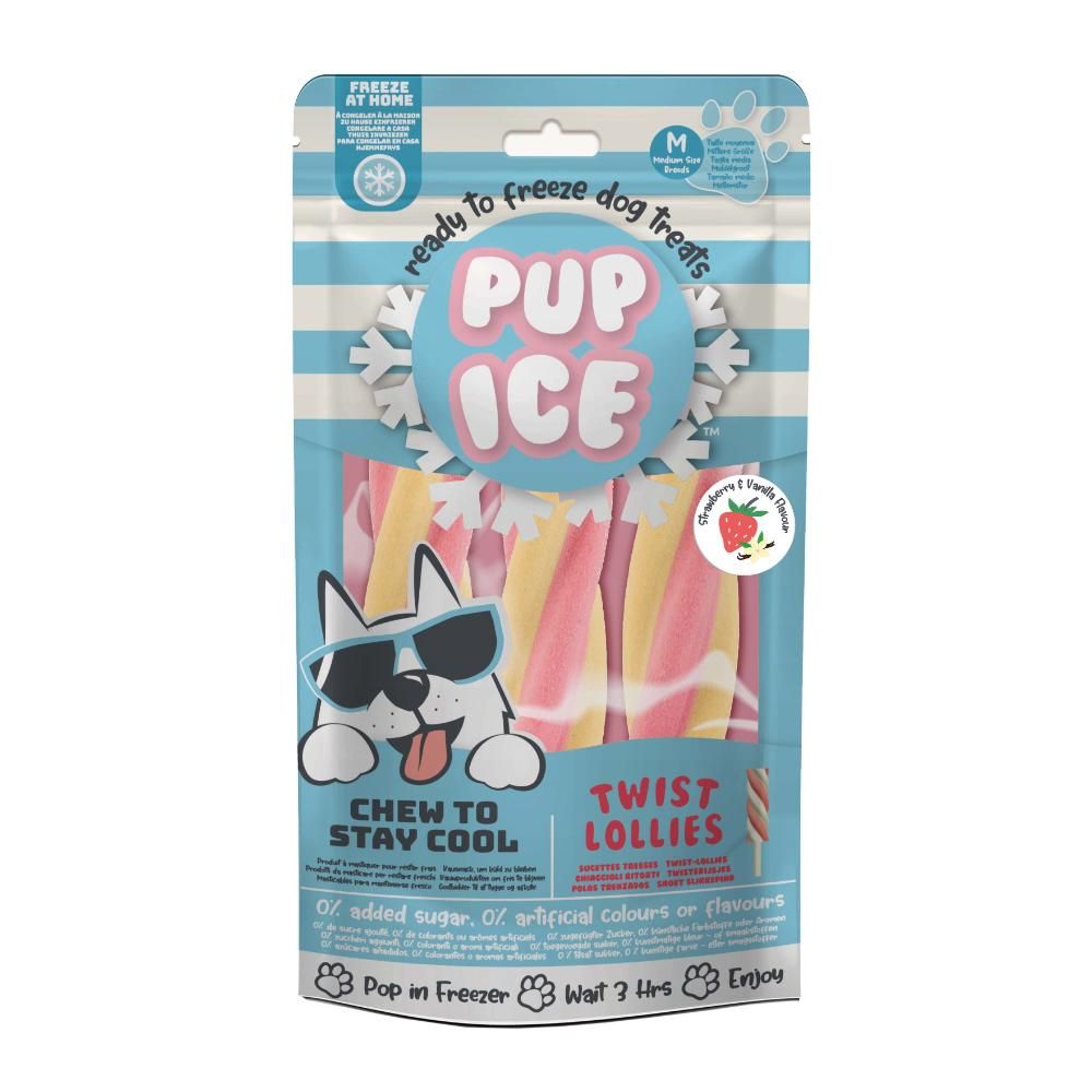 Pup Ice Twister Is Jordbær/Vanilje