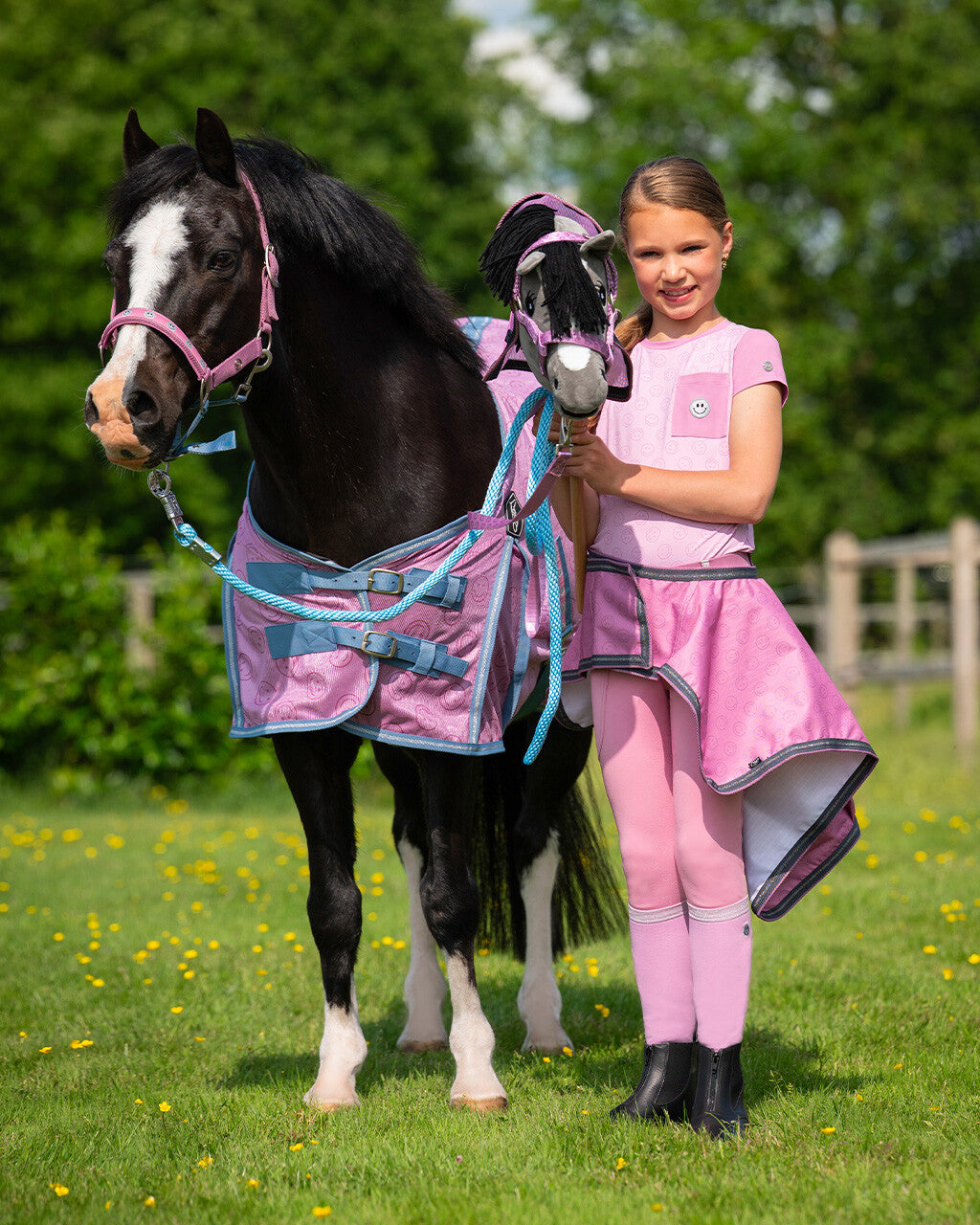 QHP Head Collar Set Collection Hobby Horse