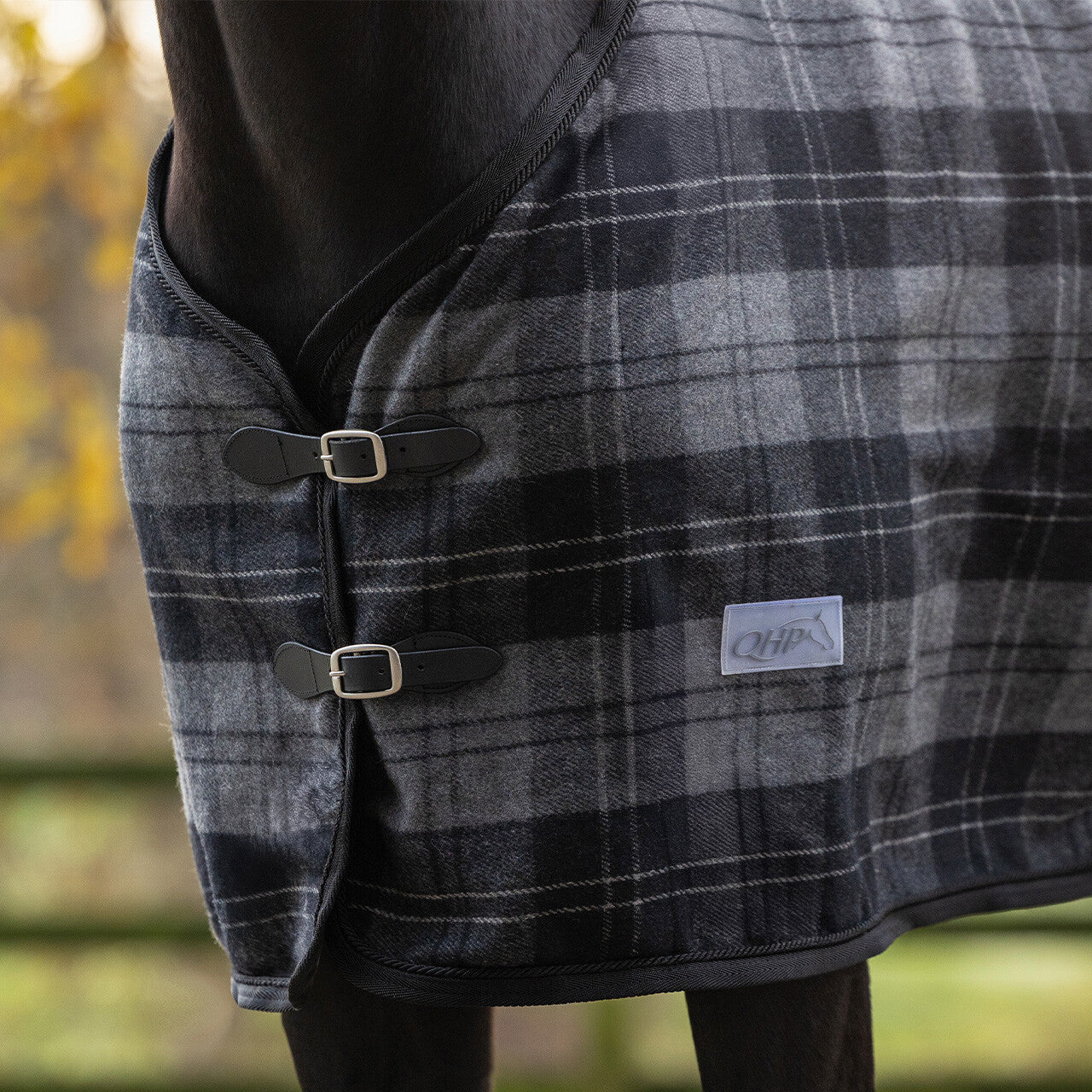QHP Wool Rug Check