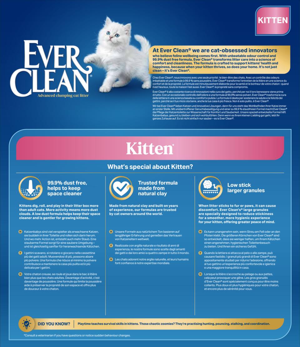 Ever Clean Kitten Kattegrus