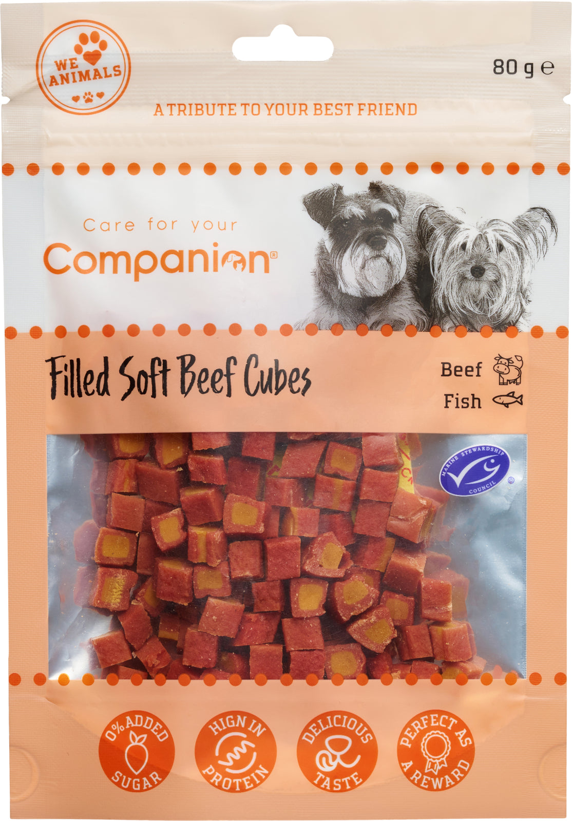 Companion Filled Soft Beef Cubes