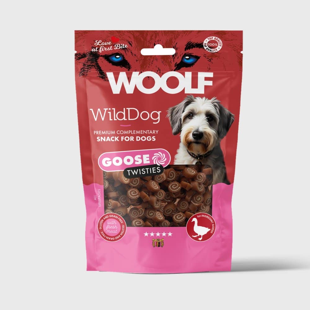 Woolf Wilddog Goose & Cod Twisties