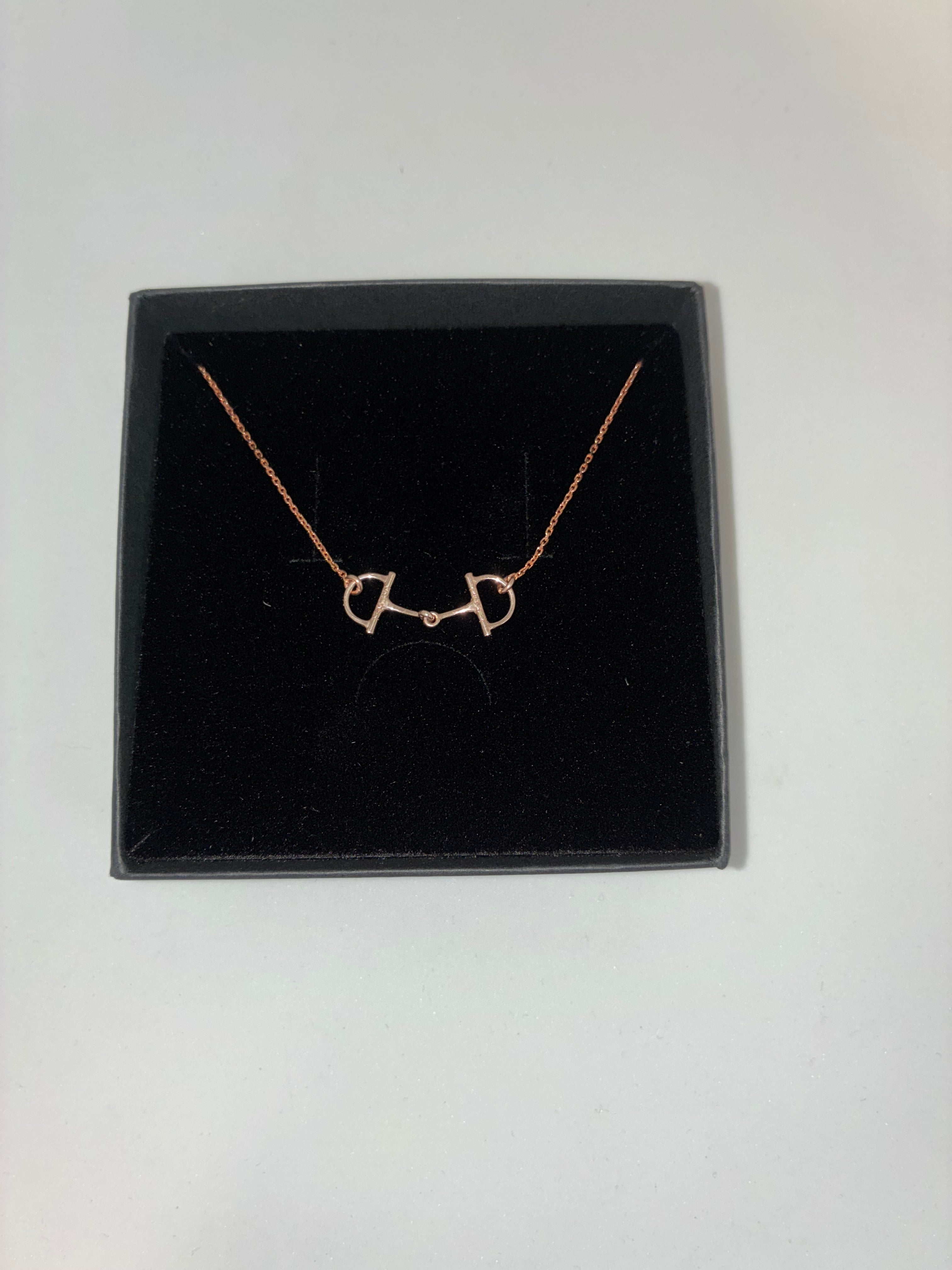 Jo´s Stering Silver D-Ring Bit Necklace