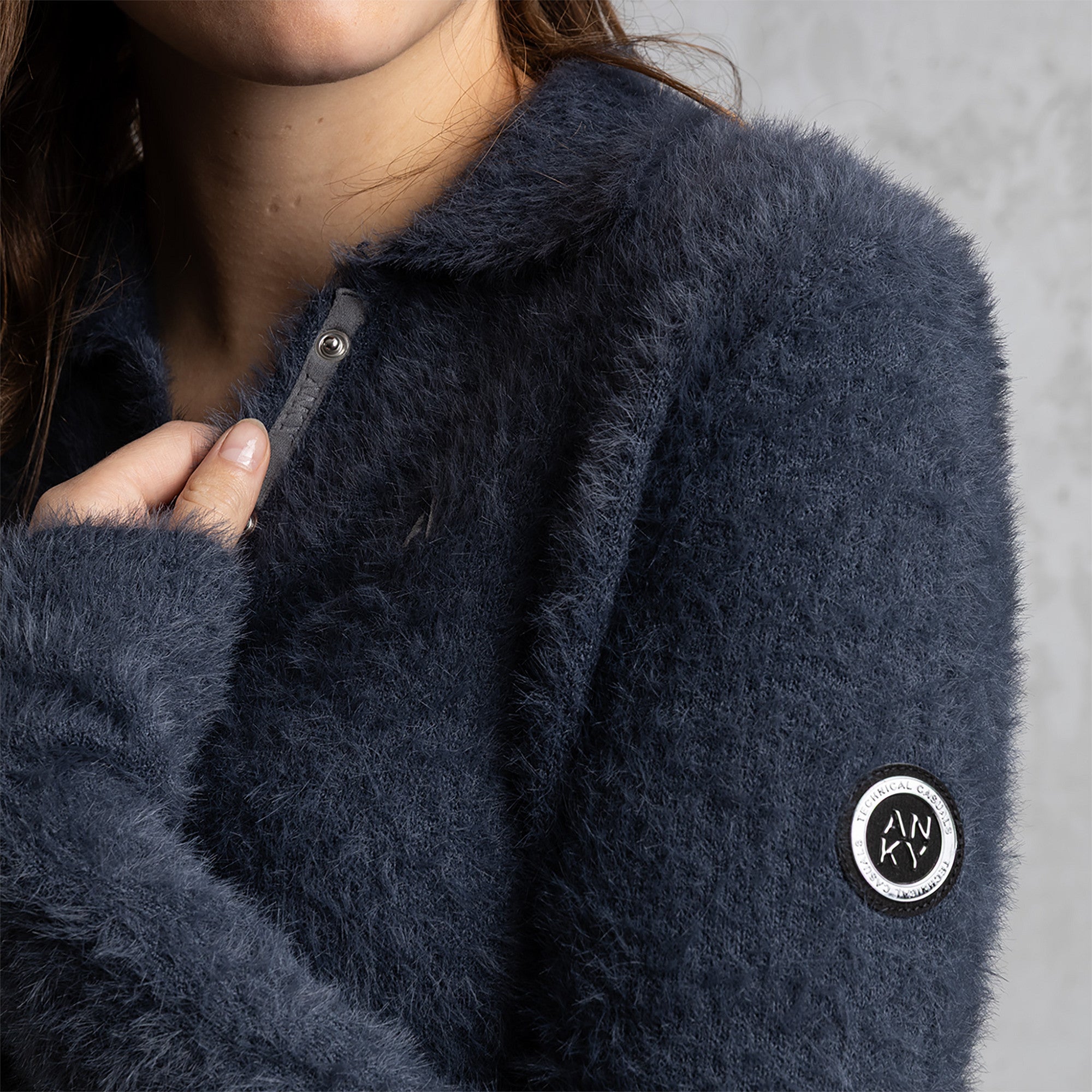 ANKY® Long Sleeve Fluffy Polo