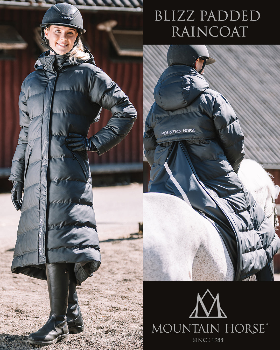 Mountain Horse Blizz Padded Raincoat