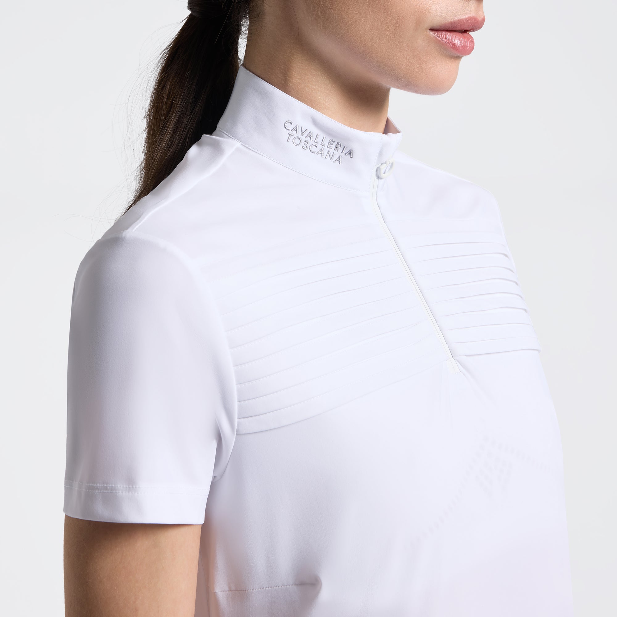 CT S/S Pleated Insert Competition Shirt - OUTLET