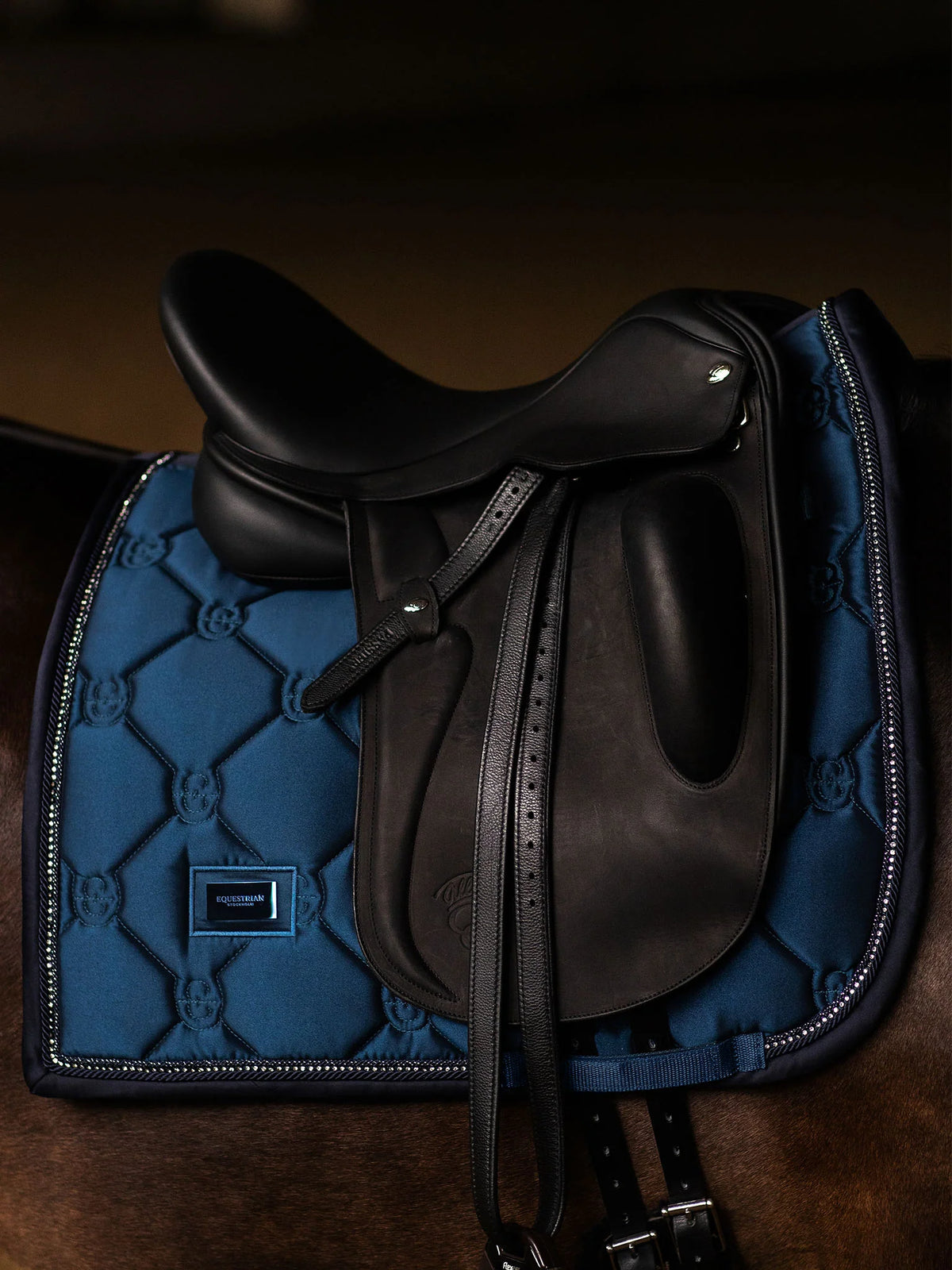 Equestrian Stockholm Crystal Shine Dressage Saddle Pad