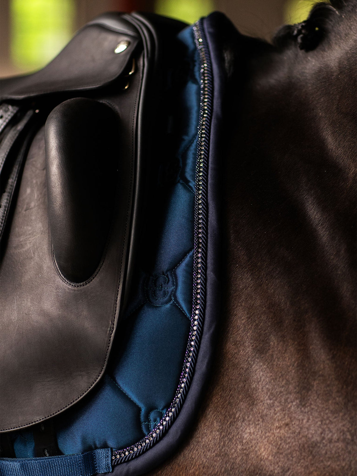 Equestrian Stockholm Crystal Shine Dressage Saddle Pad