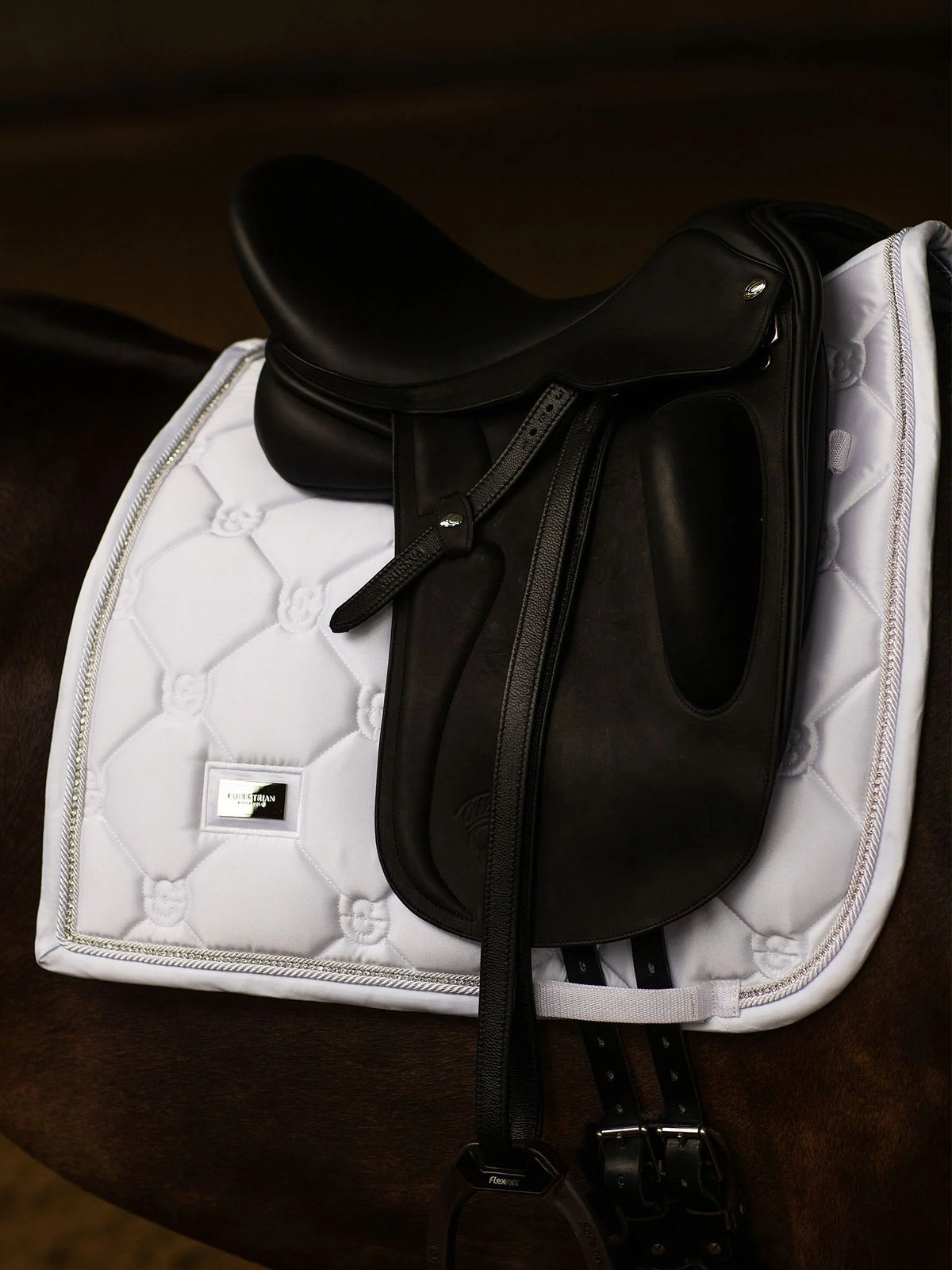 Equestrian Stockholm Crystal Shine Dressage Saddle Pad