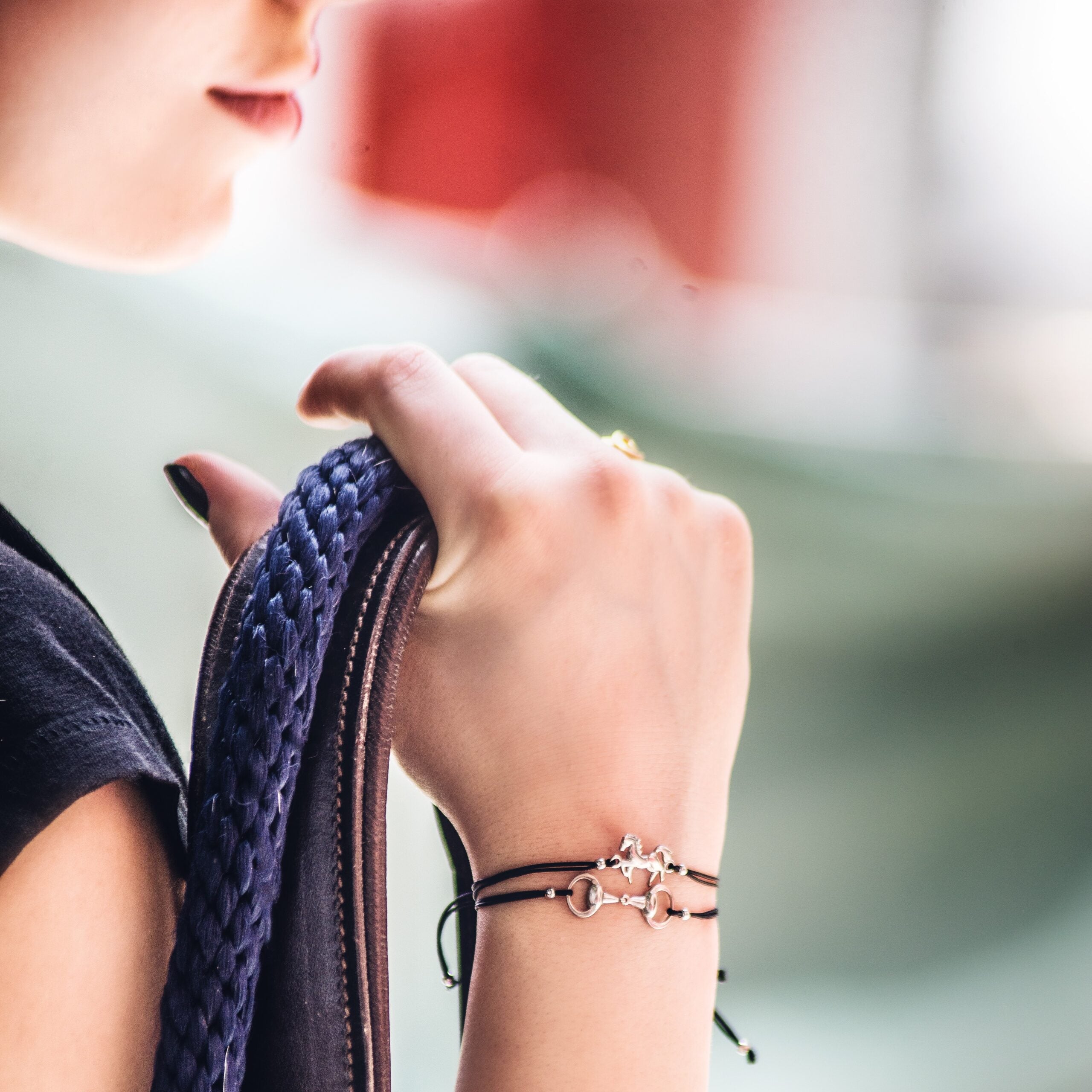 Jo´s Stering Silver Trotting Horse Bracelet