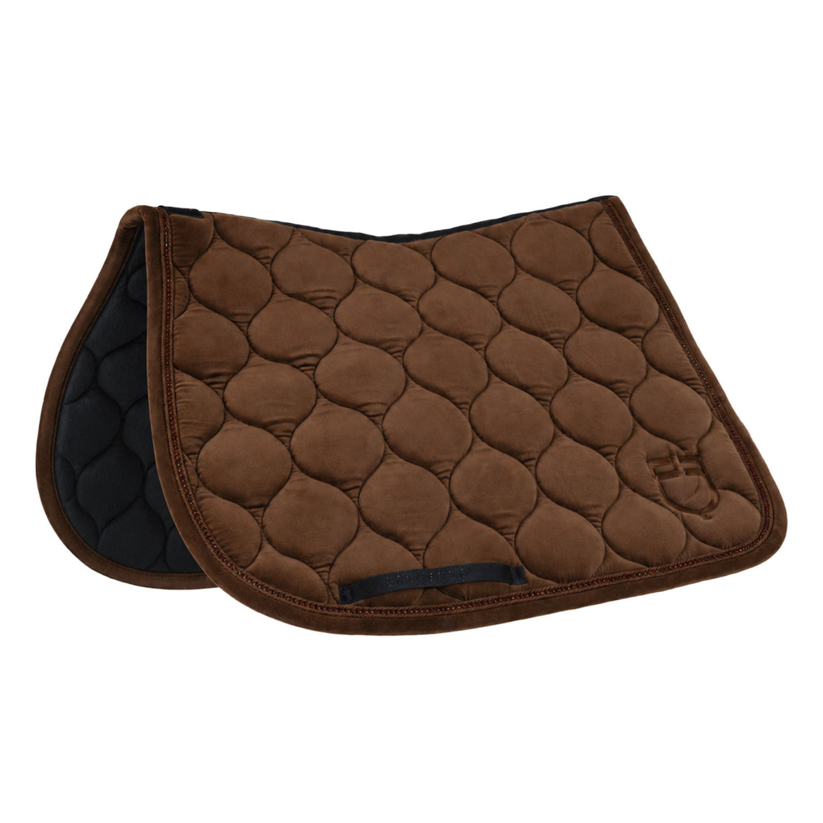 Equestro Velvet Stone Jumping Saddle Pad