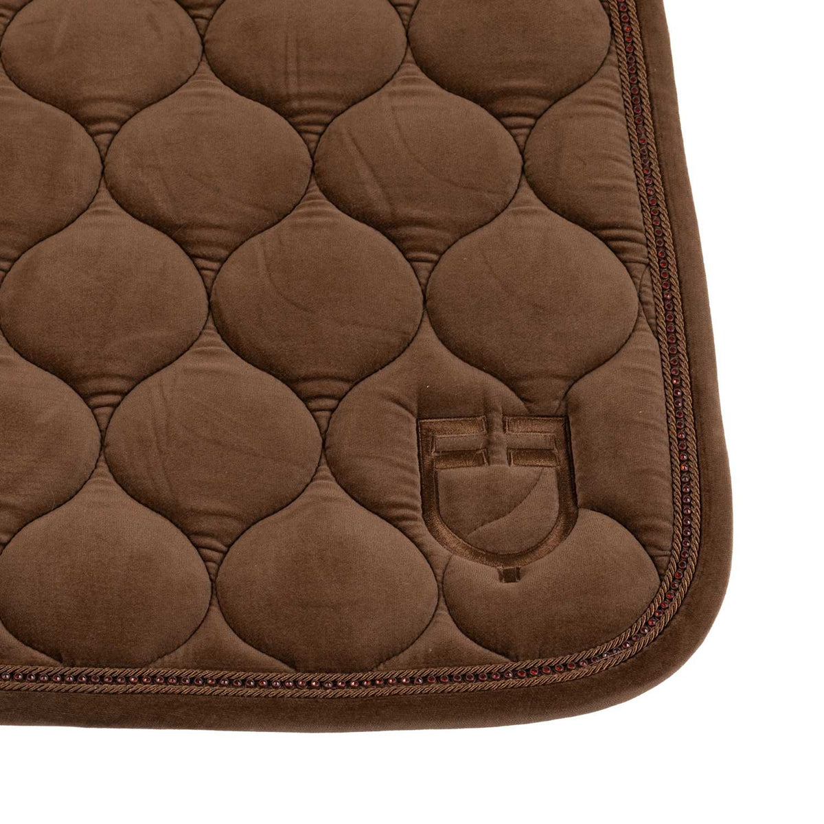 Equestro Velvet Stone Jumping Saddle Pad