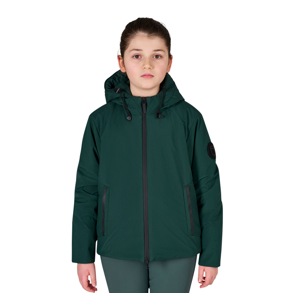 Equestro Unisex Kids Waterproof and Windproof Jacket