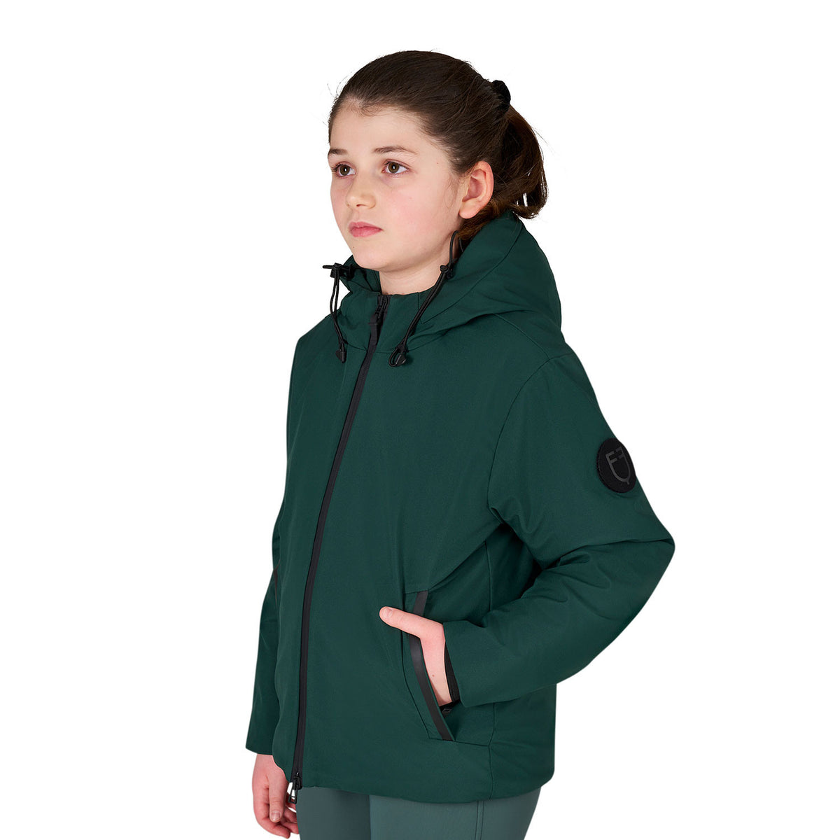 Equestro Unisex Kids Waterproof and Windproof Jacket