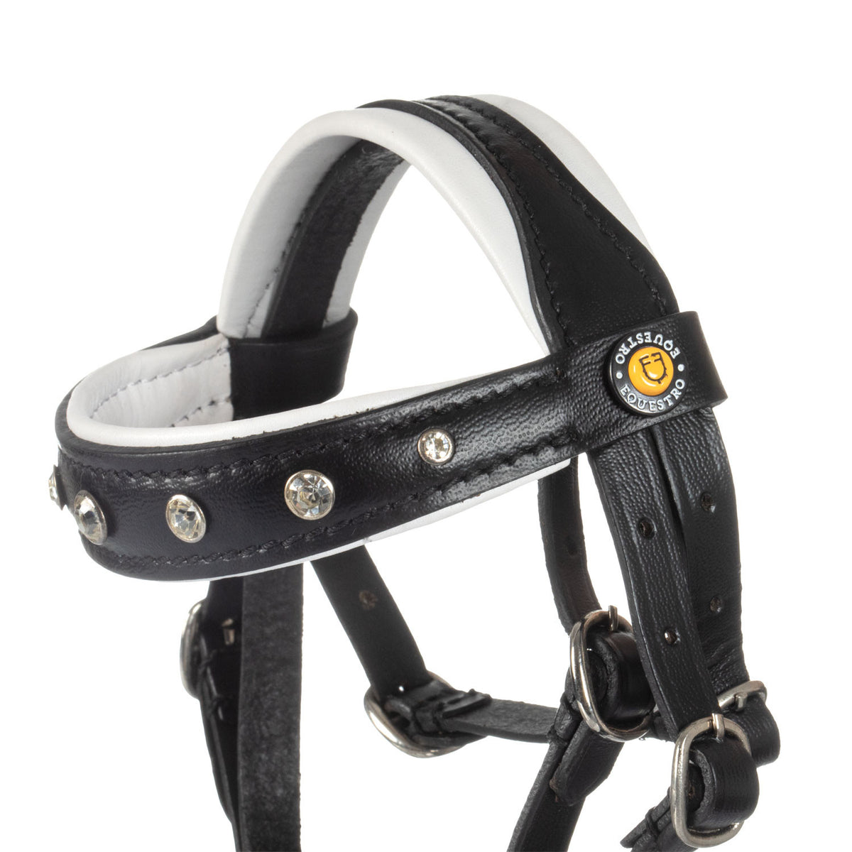 Equestro Leather Bridle With Rhinestones For Toy Horse