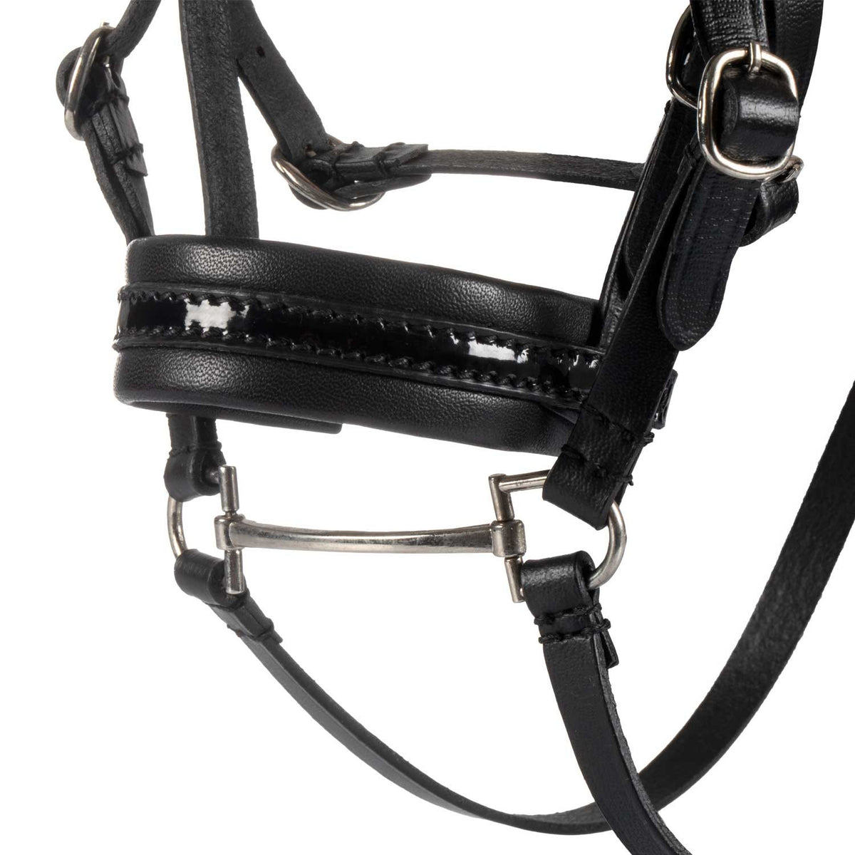 Equestro Leather Bridle For Toy Horse With Silver Clinchers