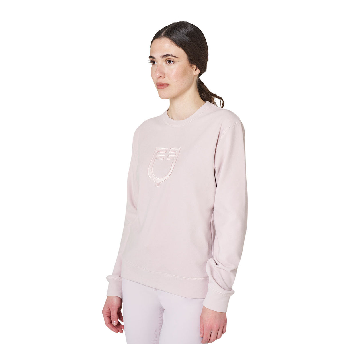 Equestro Women's fleece crewneck sweatshirt