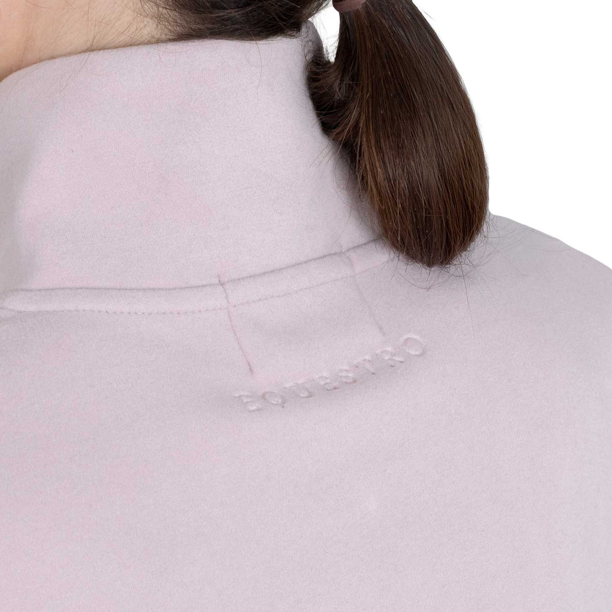 Equestro Women’s high-neck fleece sweatshirt with Half zip