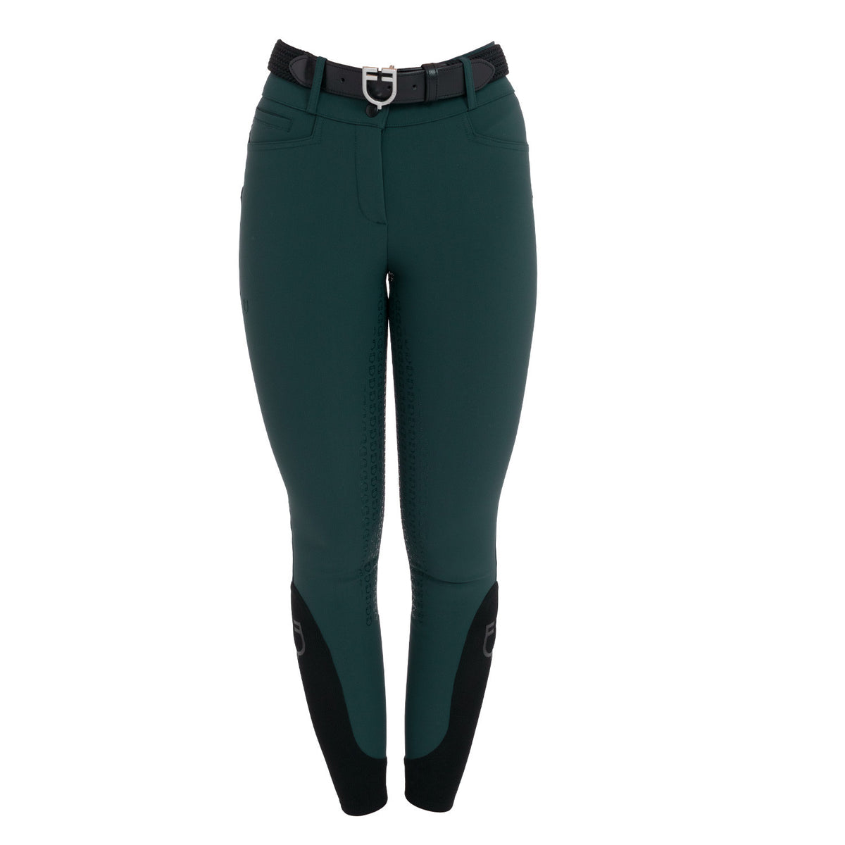 Equestro Women's High Waist Breeches Full Grip