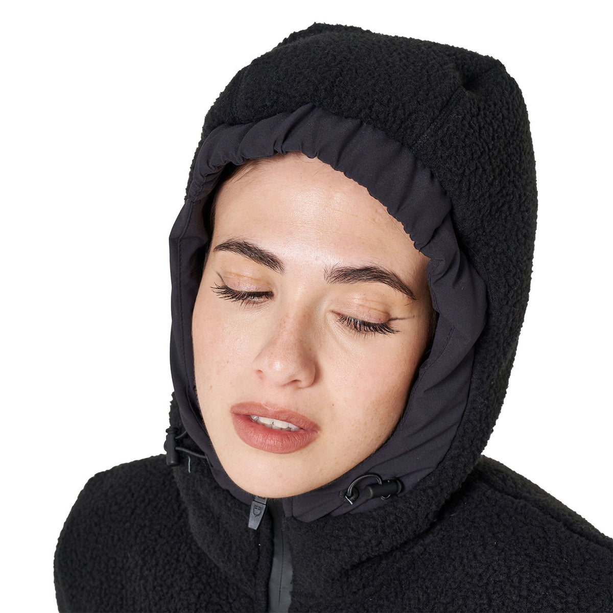 Equestro Women's down jacket with teddy inserts