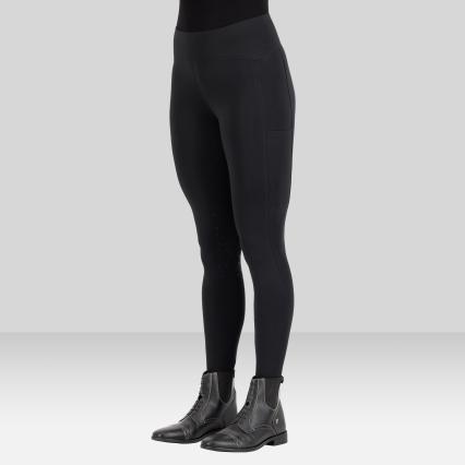 Ridetights til dame i sort