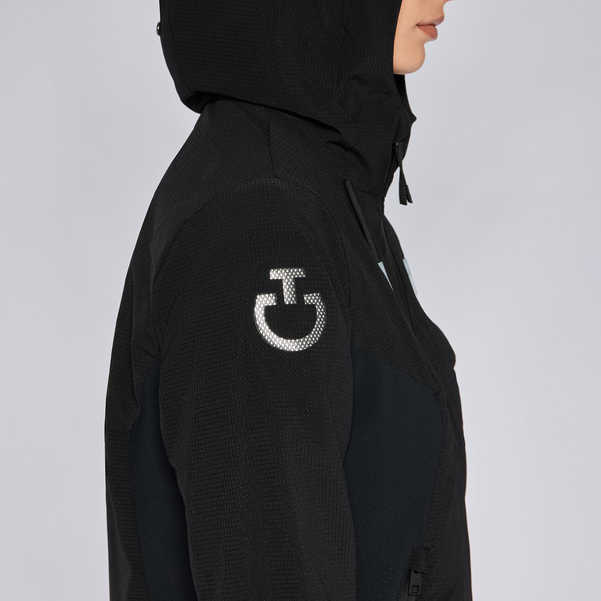 Cavalleria Toscana Revo Nylon Mesh Hooded Wind + Water Resistant Jacket - OUTLET