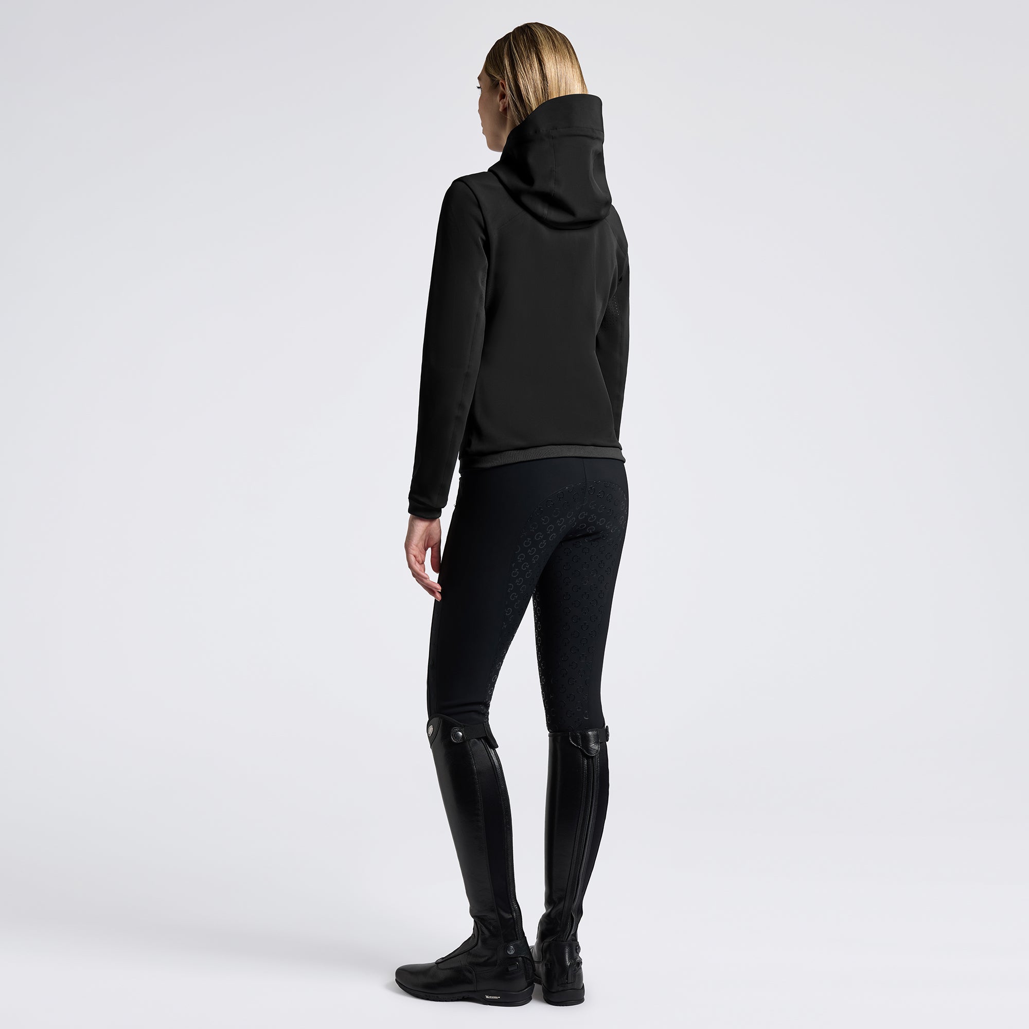 Cavalleria Toscana Perforated Jersey Inserts w/Hooded Softshell Jacket - OUTLET