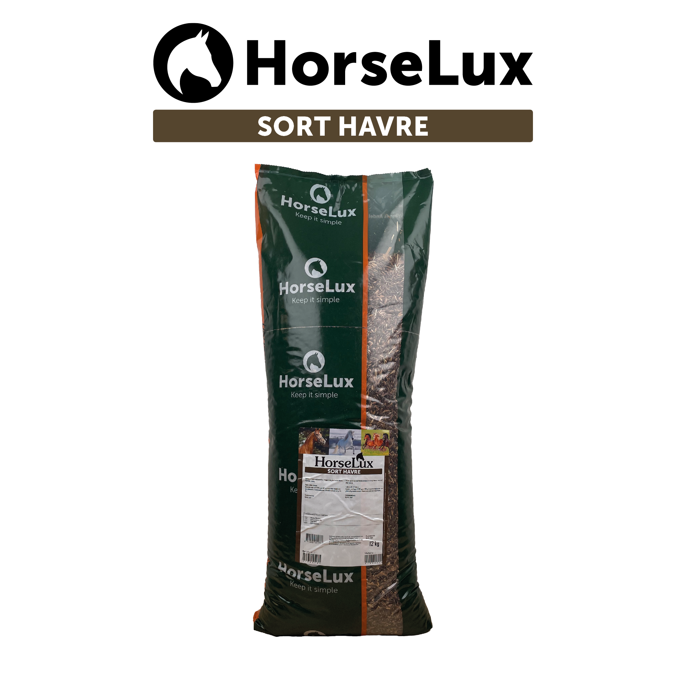 Horselux Sort Havre 12 kg.