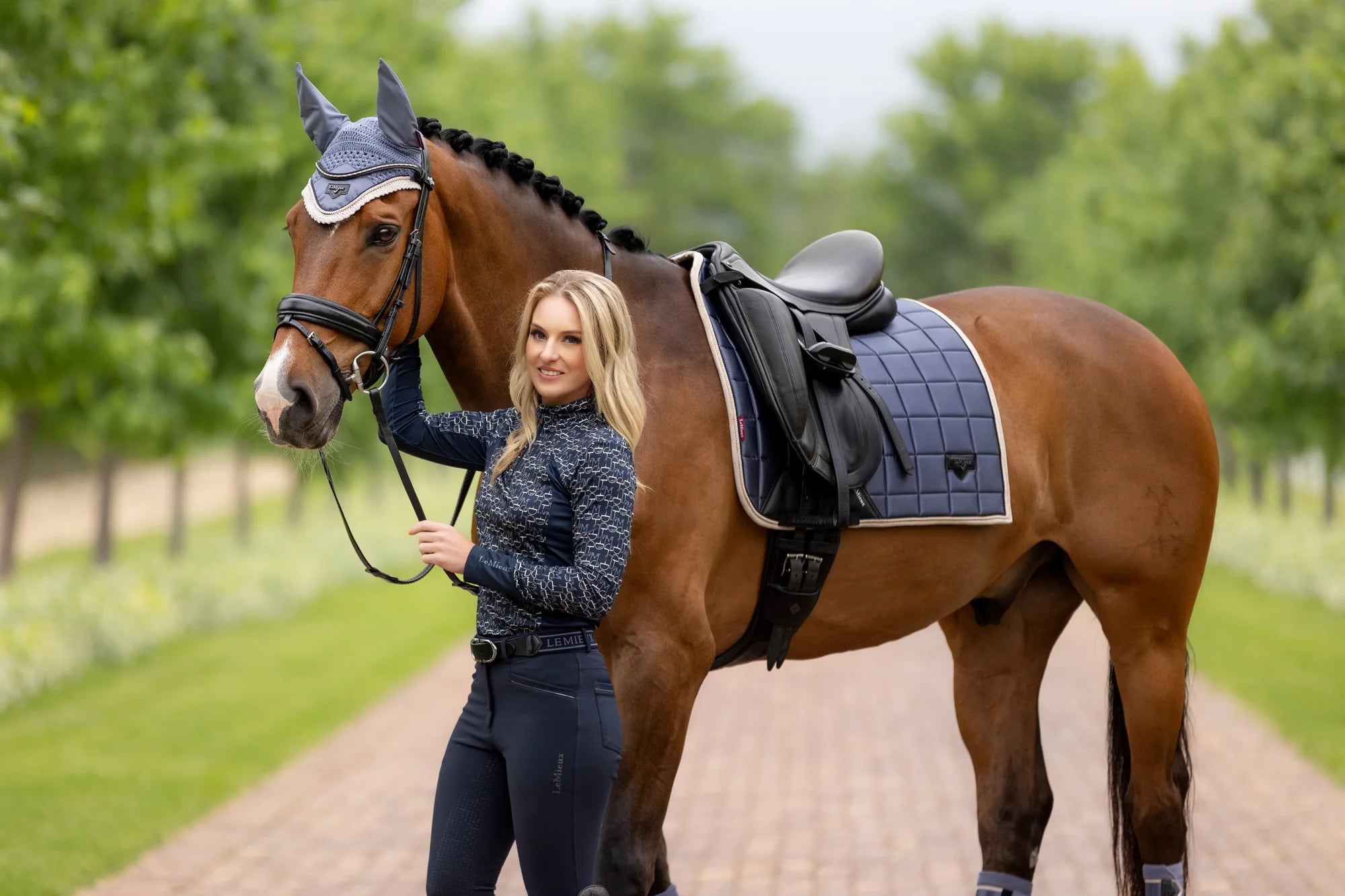LeMieux Loire Satin Fly Hood-OUTLET