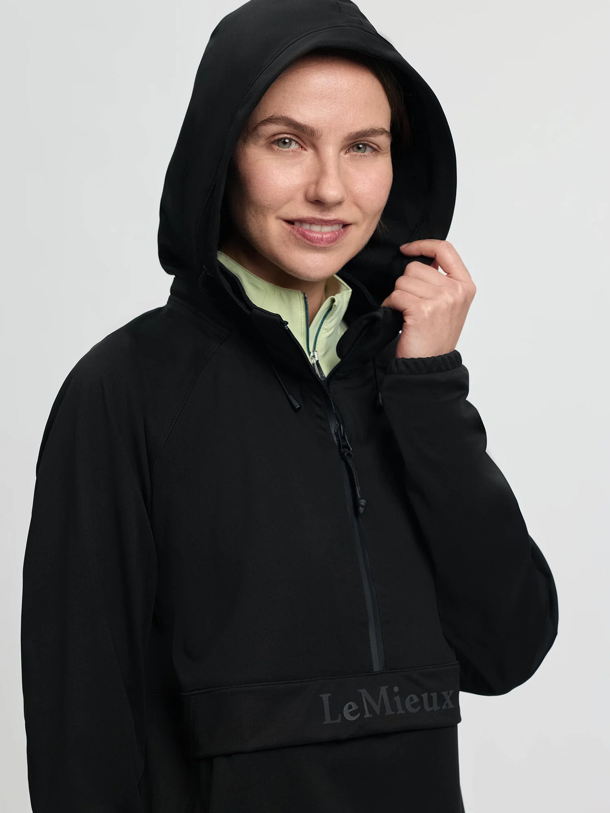 LeMieux Perri Half Zip Waterproof Jacket Black