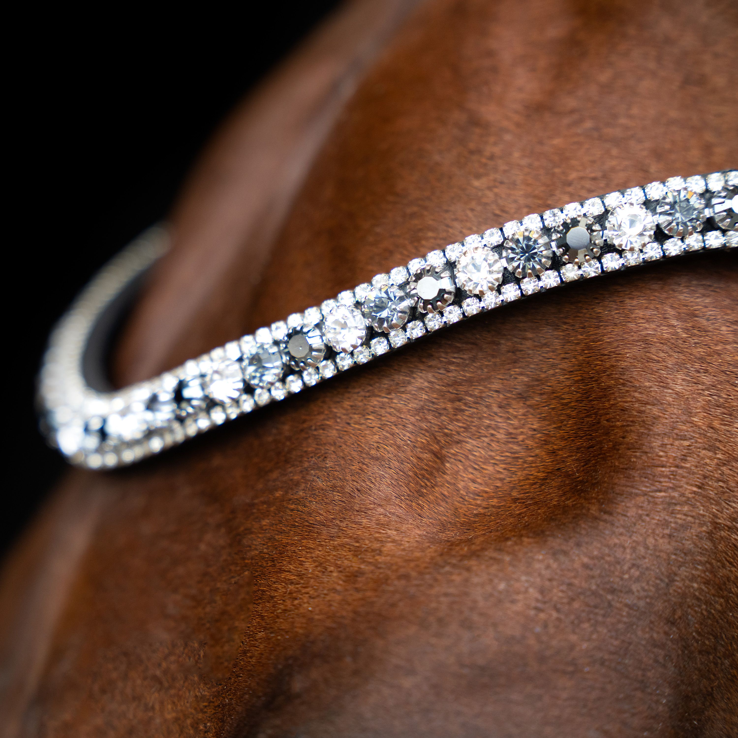 Imperial Riding Browband IRHSlim Black/Silver