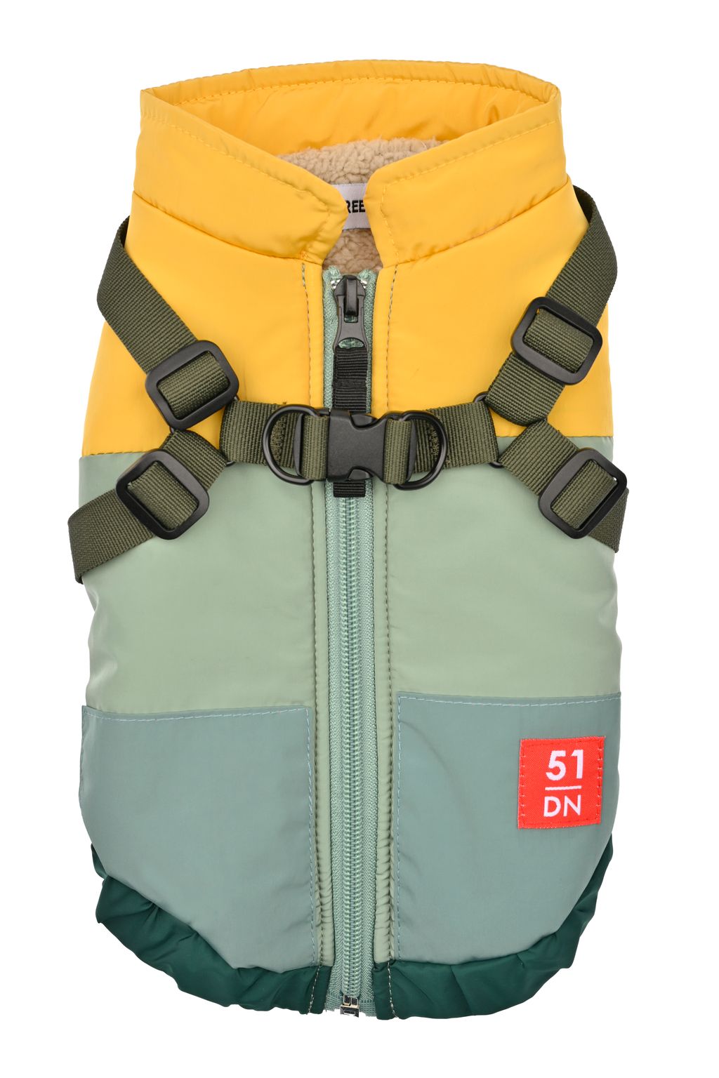 51DegreesNorth Color Block Harness Coat