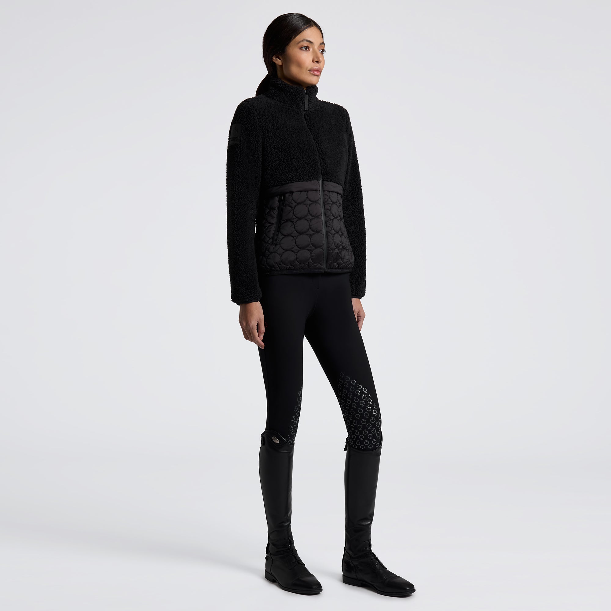 CT Teddy Bear Fleece + Nylon Zip Up Jacket - OUTLET