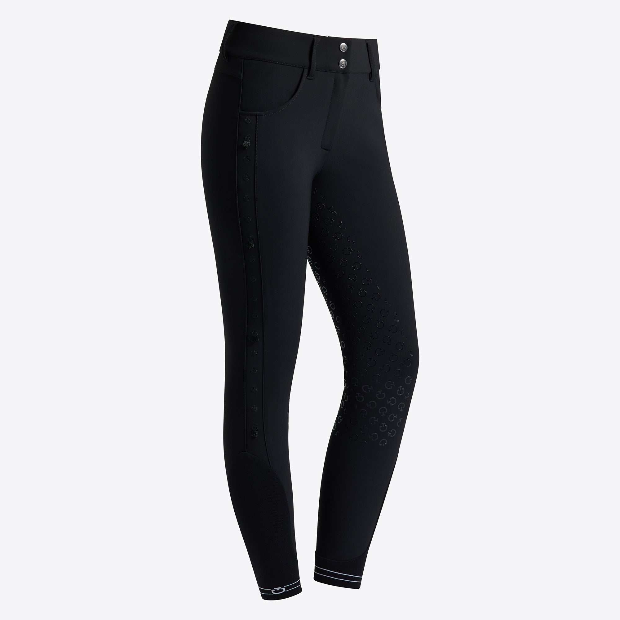 Cavalleria Toscana Embroidery Logo full grip breeches - OUTLET