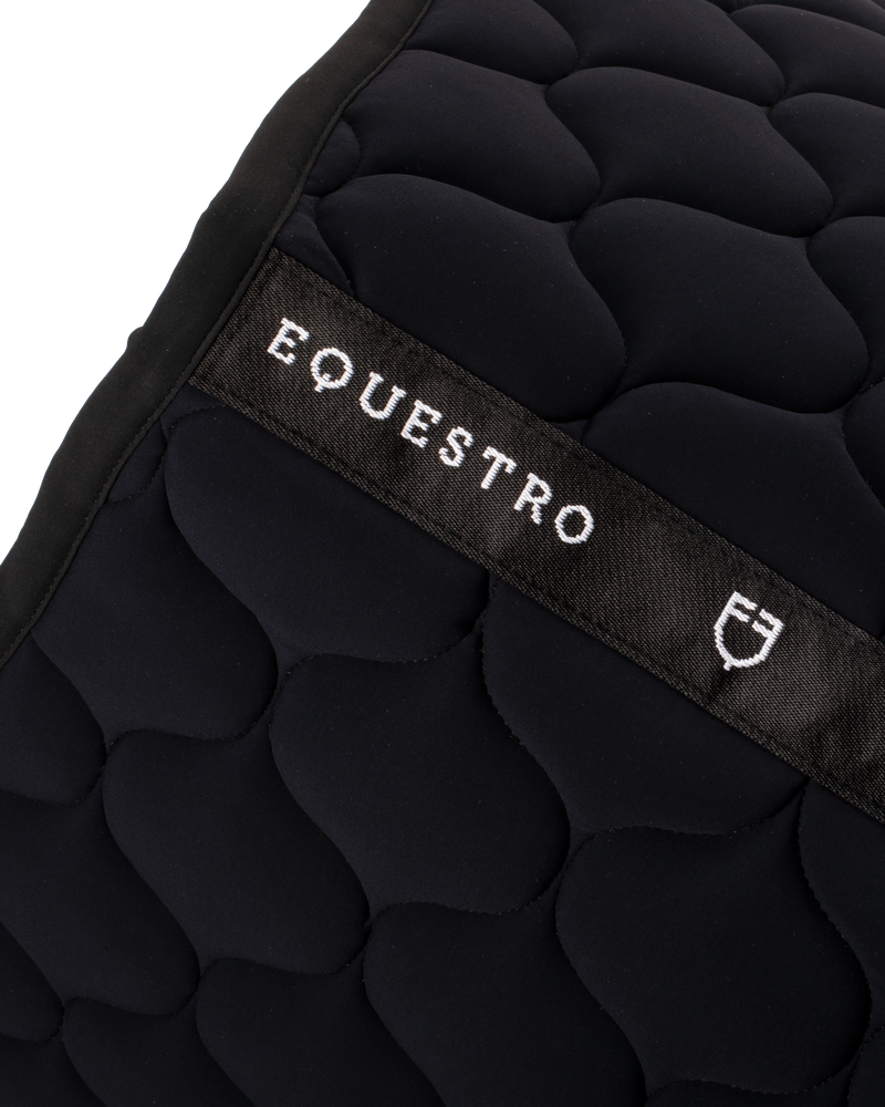 Equestro Jumping Saddle Pad Onion Jersey Black Line Edition