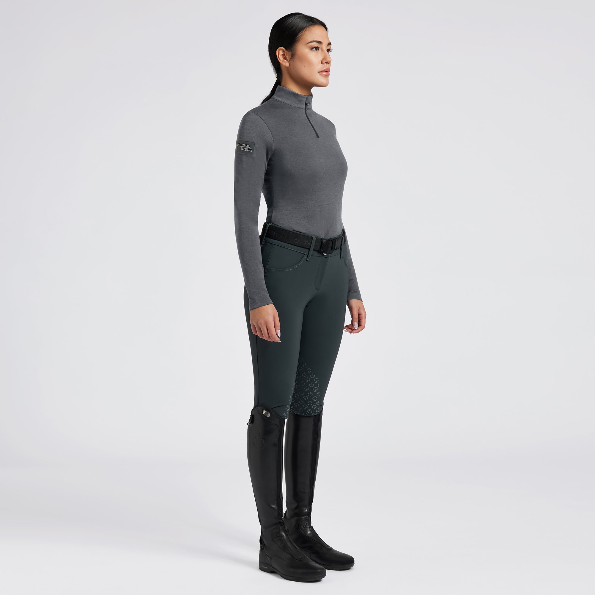 Cavalleria Toscana Tech Wool Training Turtleneck - OUTLET