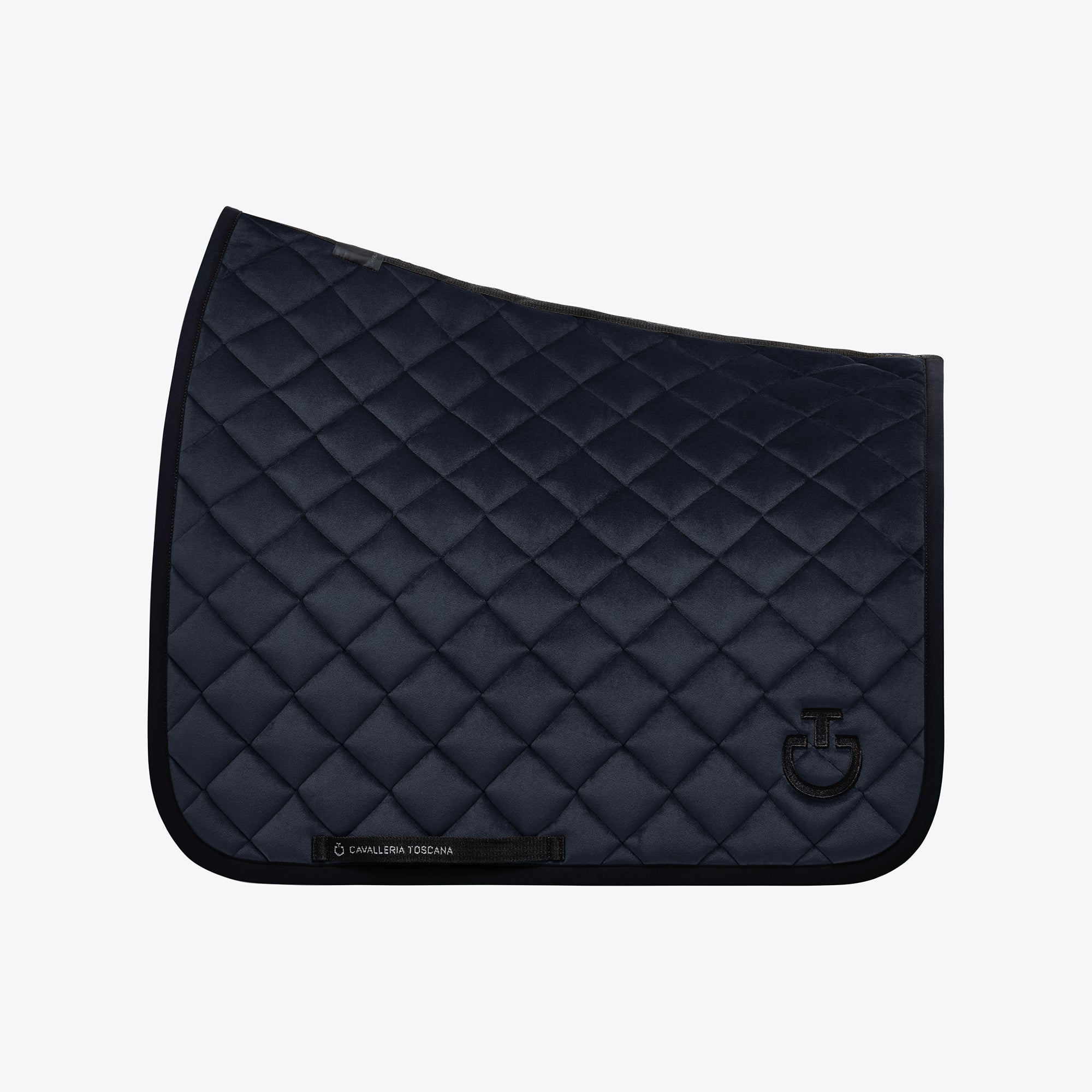 Cavalleria Toscana Velvet Dressage Saddle Pad - OUTLET