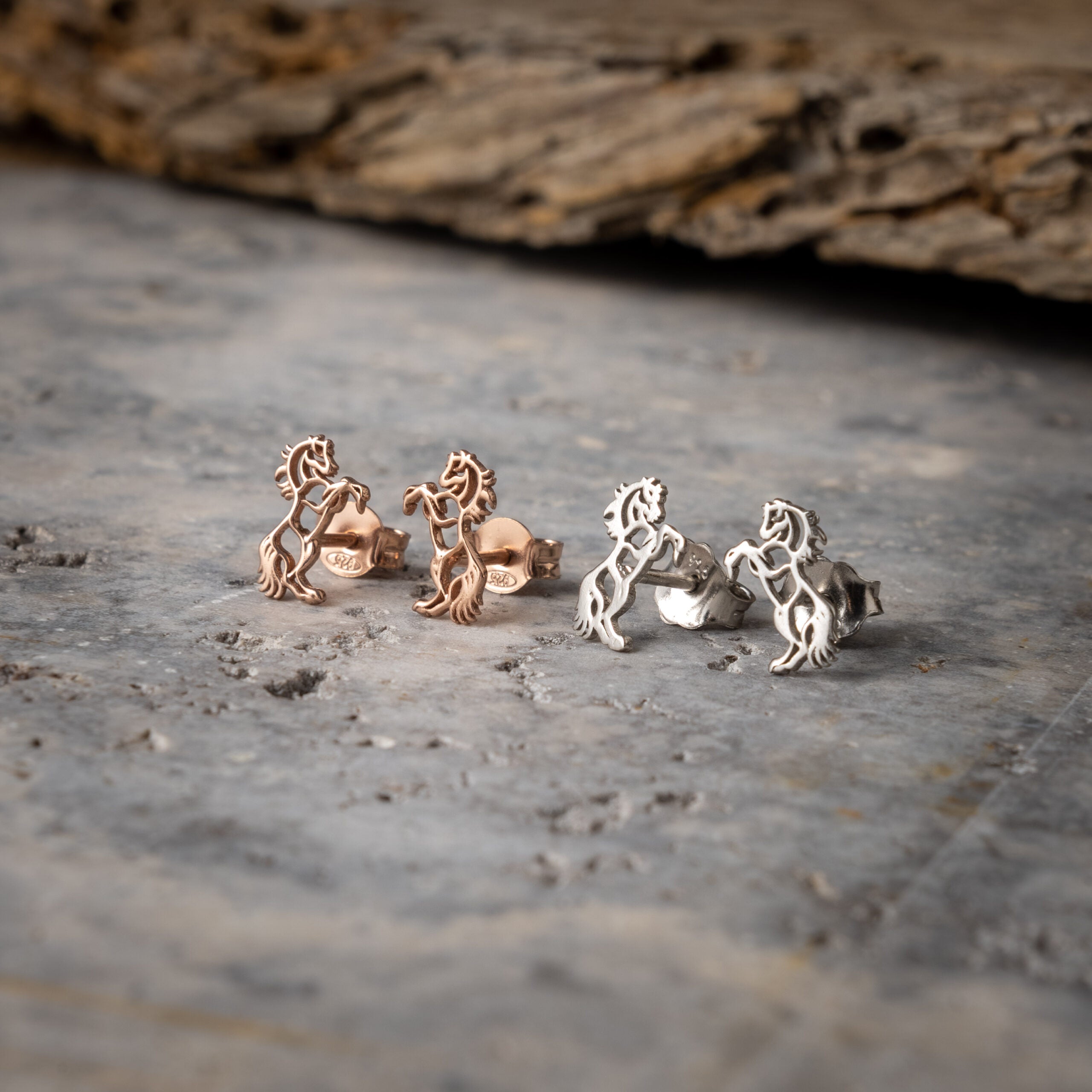 Jo´s Stering Silver Fresh Horse Earrings