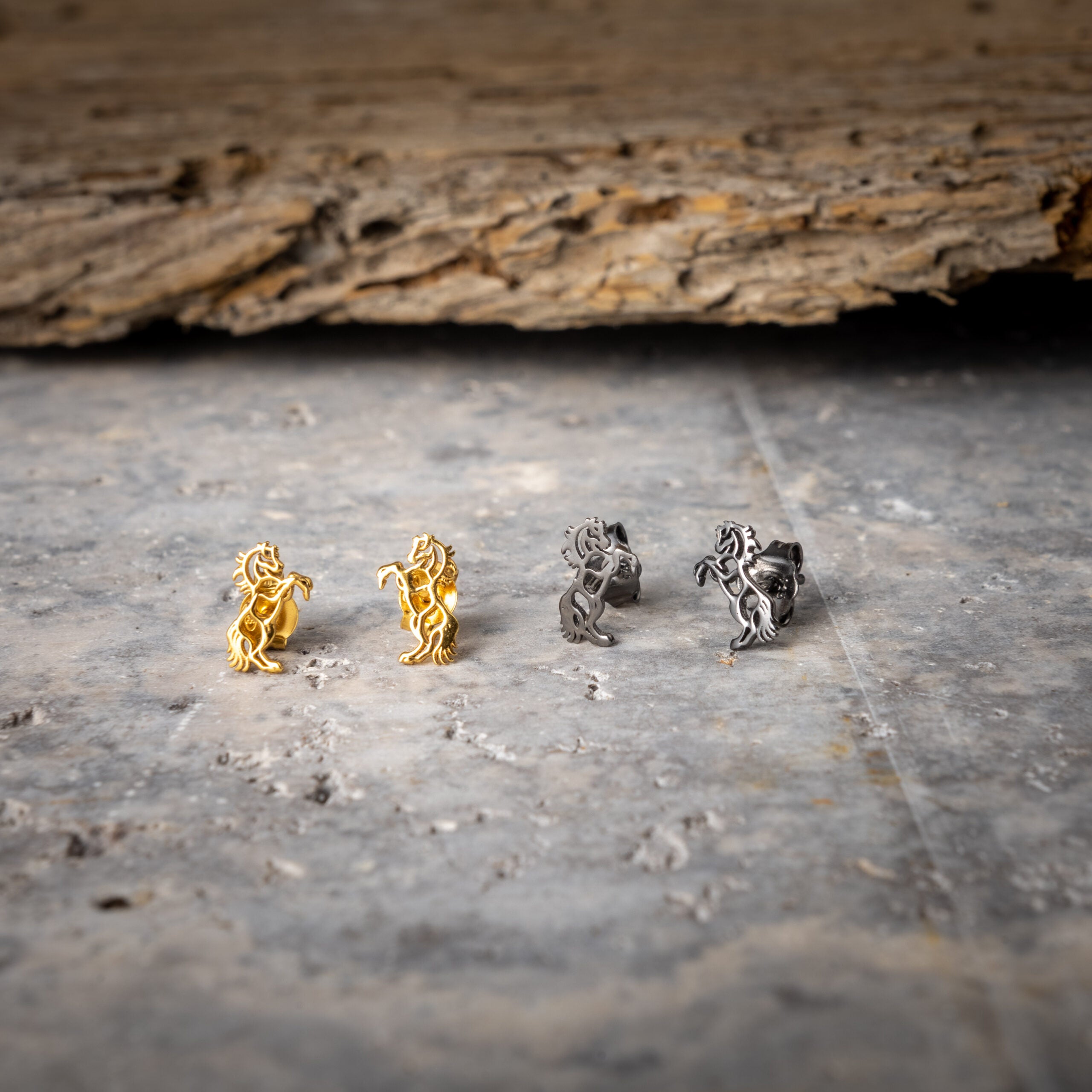 Jo´s Stering Silver Fresh Horse Earrings