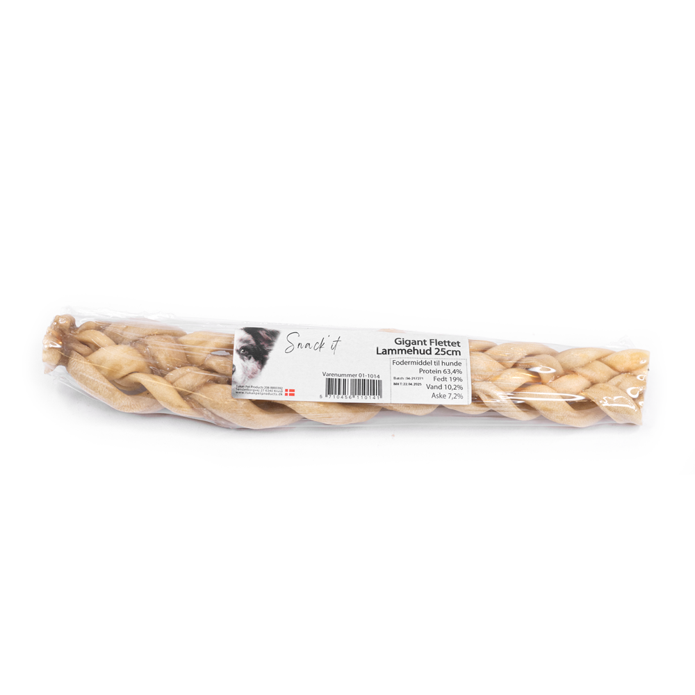 Snack'it Gigant Flettet Lammehud